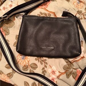 Marc Jacobs Black Textured Shoulder Bag